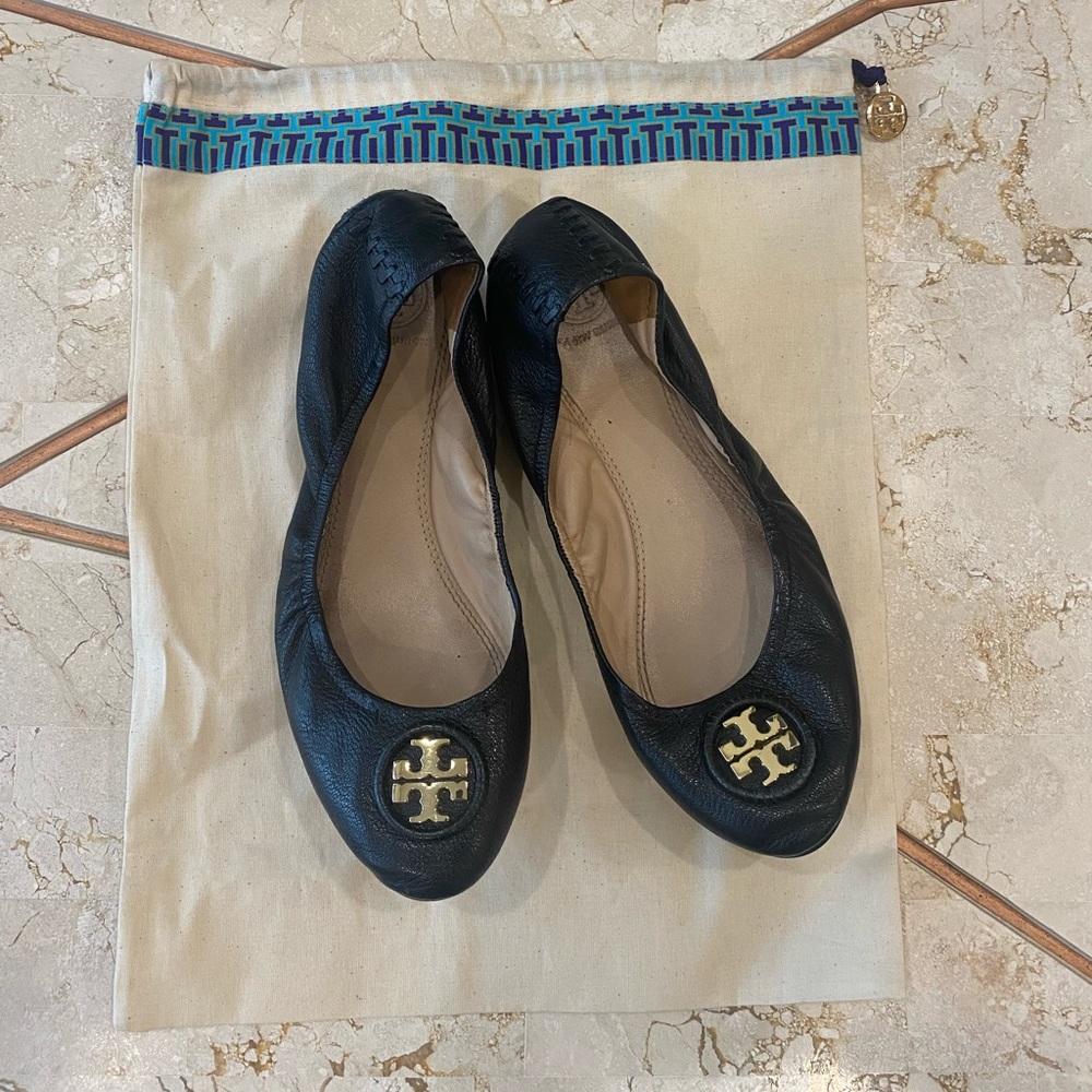 Tory Burch Leather Ballet Flat